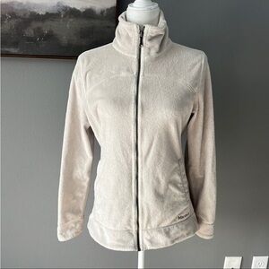 Marmot Floral Embroidered Full Zip Fleece Ivory